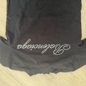 Black Rhinestone Embellished Top